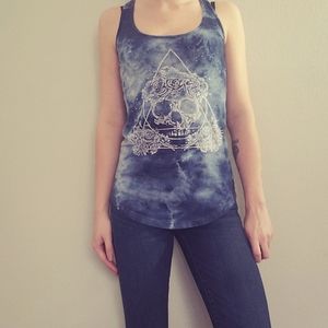 Skull Black Matter Tank